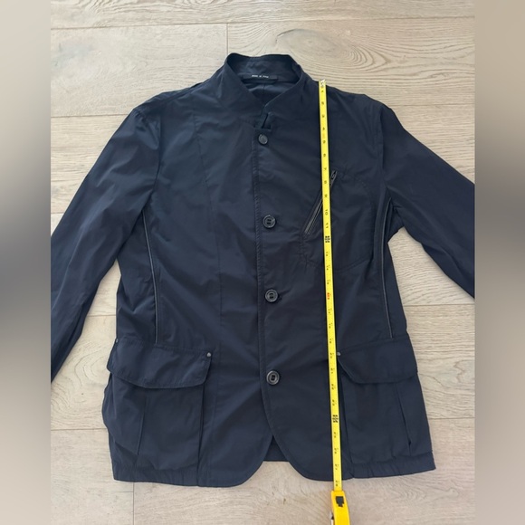 Unisex Giorgio Armani Nylon Jacket, Leather Piping detail size L (Italian 52) - Picture 12 of 16